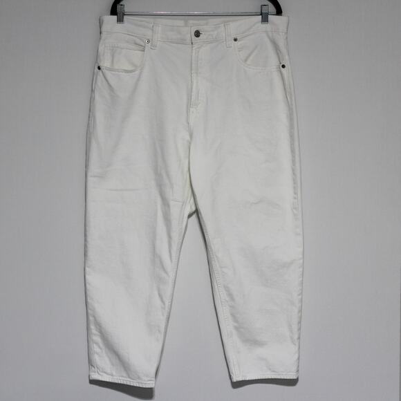 GAP High Rise Barrel Jeans with Washwell Size 14 - Picture 7 of 15